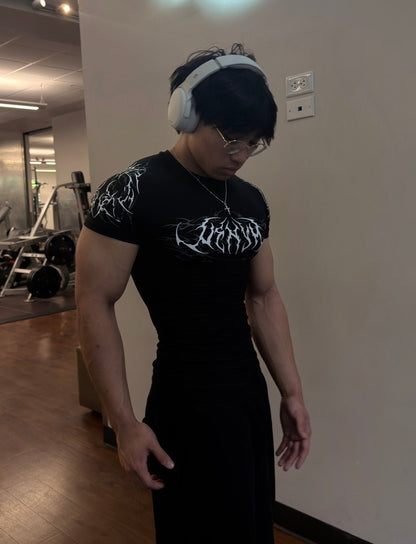 Dark Shadow Short Sleeve Compression