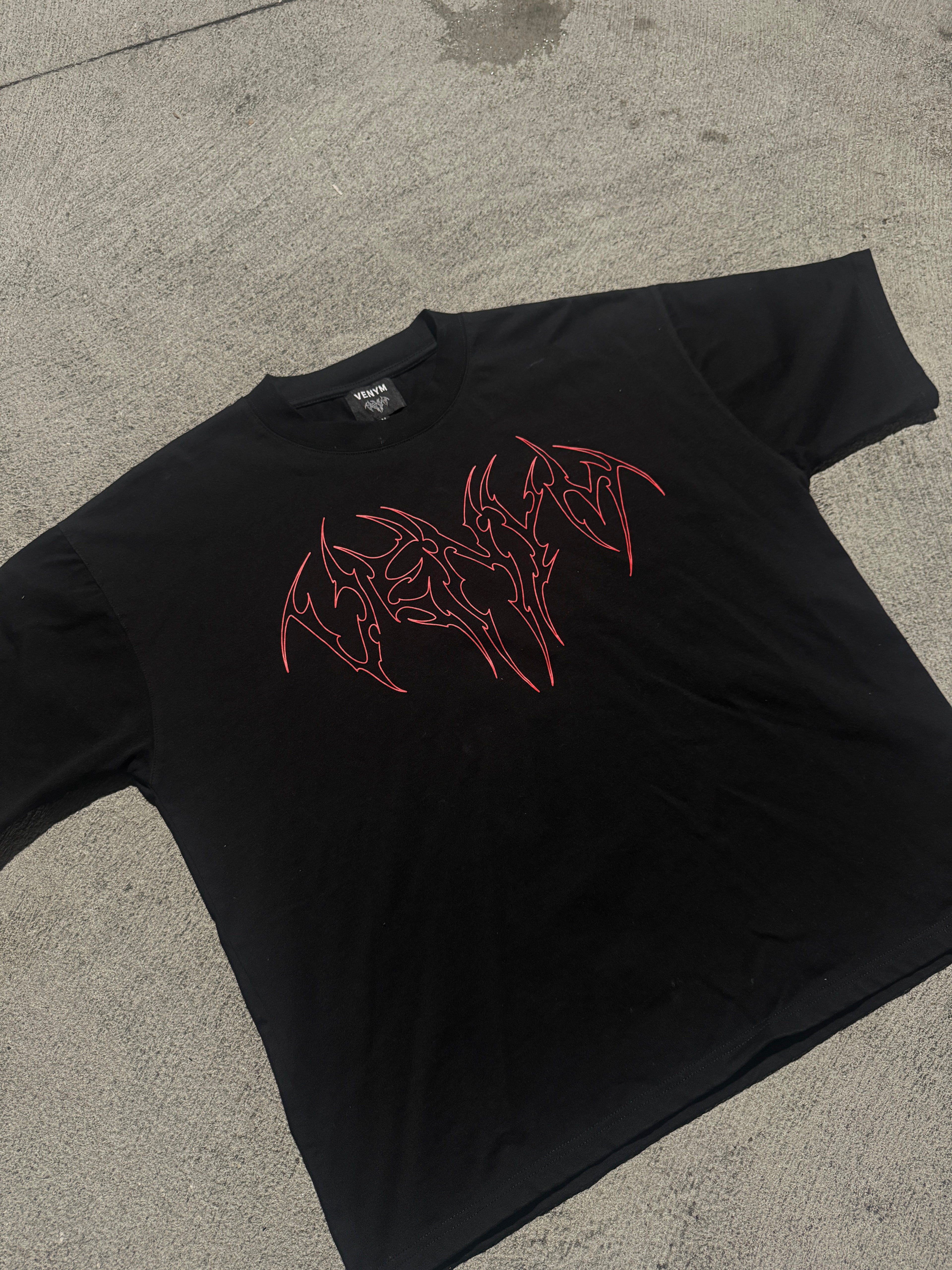 Webbed T-shirt (Blood Red)
