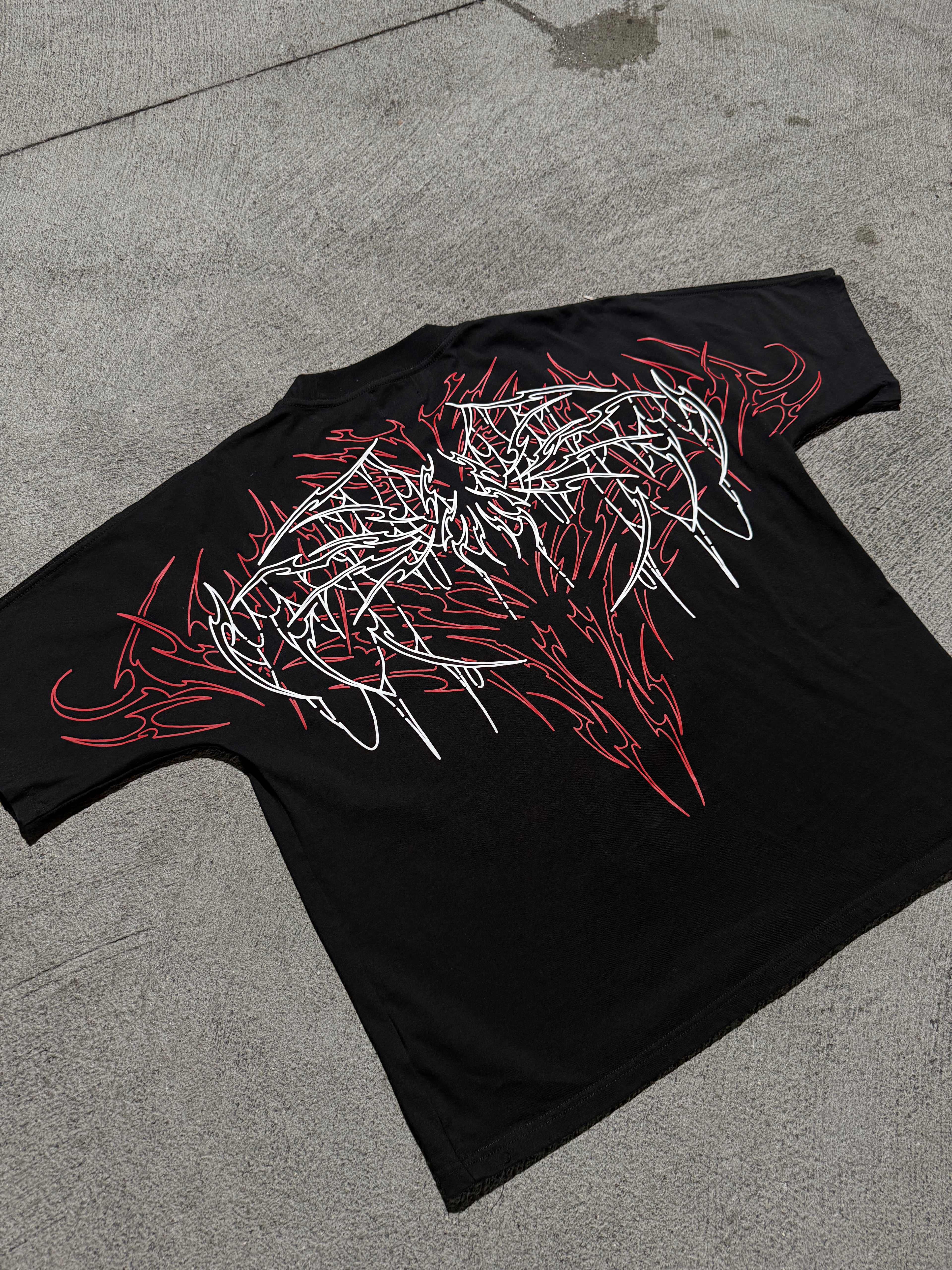 Webbed T-shirt (Blood Red)