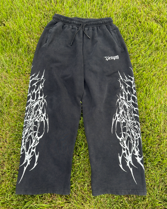Smoke Black Heavyweight Sweatpants