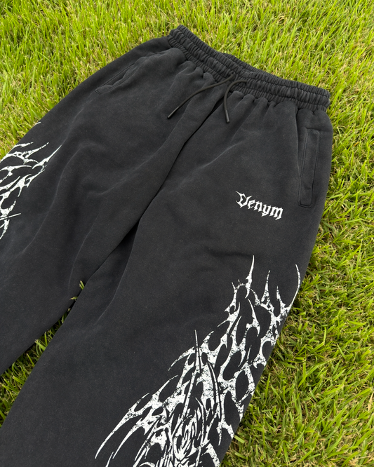 Smoke Black Heavyweight Sweatpants