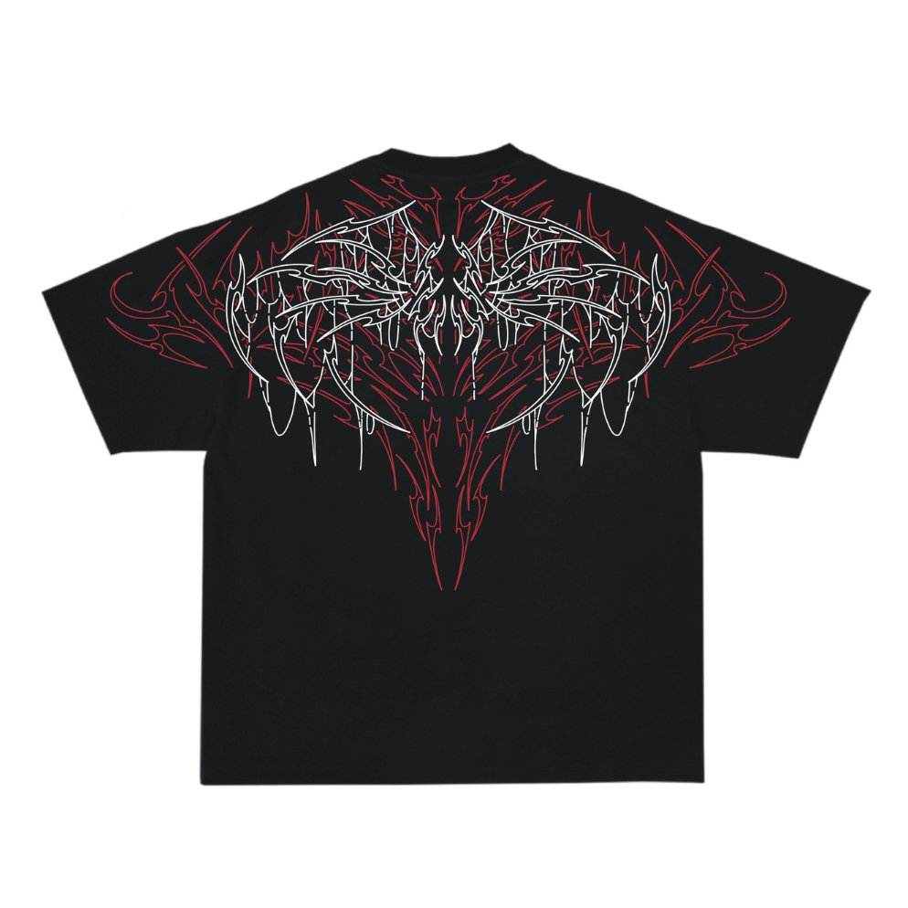 Webbed T-shirt (Blood Red)